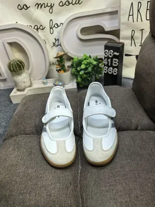 Adidas Samba White and Silver Gray Lifestyle Sneakers 10