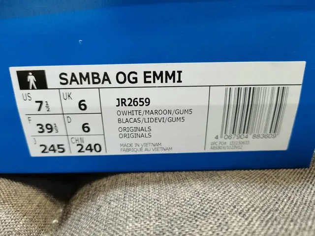 Adidas Samba White and Tan Lifestyle Sneakers 2