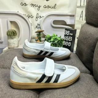 Adidas Samba أبيض أسود Gum حذاء رياضي أسلوب حياة