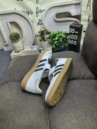 Adidas Samba Blanc Noir Gum Chaussures Lifestyle 6