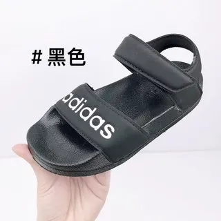 Adidas ساندال سلايد وردي رمادي أطفال كاجوال ساندال 3
