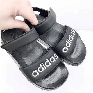 Adidas ساندال سلايد وردي رمادي أطفال كاجوال ساندال 11