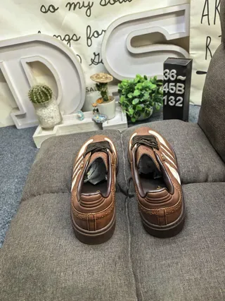 Adidas Spezial Tênis Lifestyle Marrom E Creme Brogue-Perfurado 8