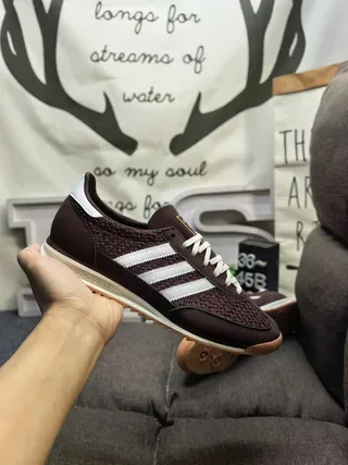 Adidas Spezial Tênis Lifestyle Marrom e Branco Tecido 5