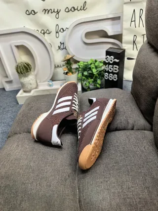 Adidas Spezial Tênis Lifestyle Marrom e Branco Tecido 6