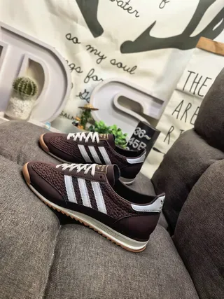 Adidas Spezial Tênis Lifestyle Marrom e Branco Tecido 7