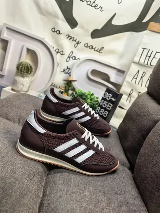 Adidas Spezial Tênis Lifestyle Marrom e Branco Tecido 9