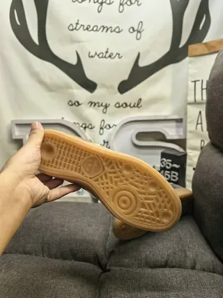Adidas Spezial Tênis Lifestyle de Camurça Marrom e Creme 4