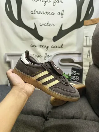 Adidas Spezial Tênis Lifestyle de Camurça Marrom e Creme 5