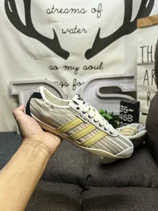 Adidas Spezial-Inspirado Beige y Oro Zapatillas Lifestyle 5