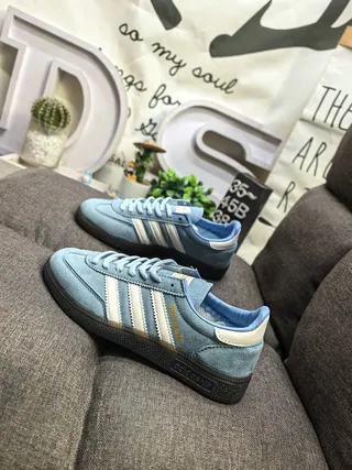 Adidas Spezial Tênis Lifestyle de Camurça Azul Claro 7