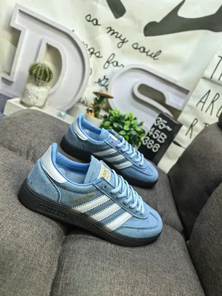 Adidas Spezial Tênis Lifestyle de Camurça Azul Claro 9