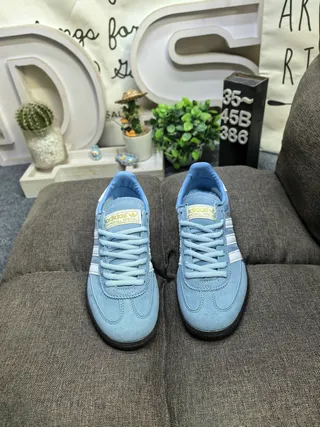 Adidas Spezial Tênis Lifestyle de Camurça Azul Claro 10