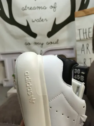 Adidas Stan Smith White and Black Lifestyle Sneakers 3