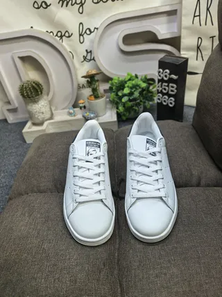 Adidas Stan Smith White and Pink Lifestyle Sneakers 20