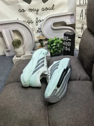 Adidas Supernova Green Gray Silhueta Leve Painel Lateral de Três Listras Tênis de Corrida 6