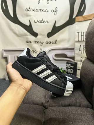 Adidas Superstar Chaussures lifestyle noires argent 5
