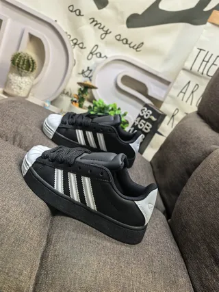 Adidas Superstar Chaussures lifestyle noires argent 7