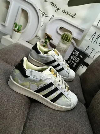 Adidas Superstar Camo-Print Off-White sneakers lifestyle 9