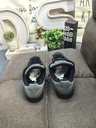 Adidas Superstar رمادي داكن أسود سويدي أسلوب حياة أحذية رياضية 8