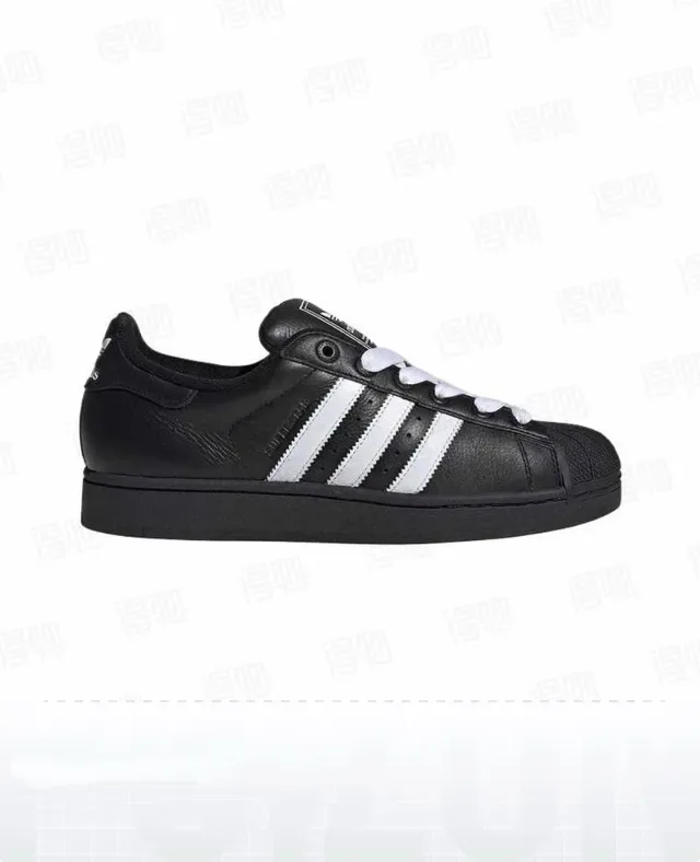 Adidas Superstar II أحذية رياضية أسود وأبيض للأسلوب الحياتي 3