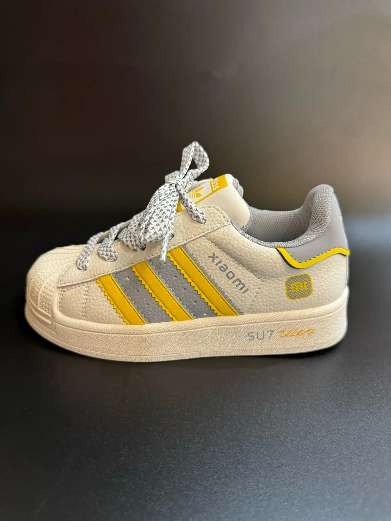 Adidas Superstar Off-White Black Lifestyle Sneakers 3