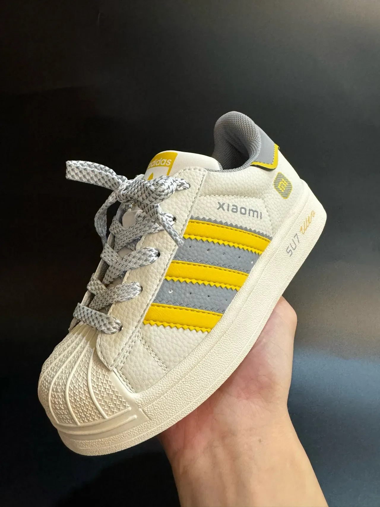 Adidas Superstar Off-White Black Lifestyle Sneakers 13