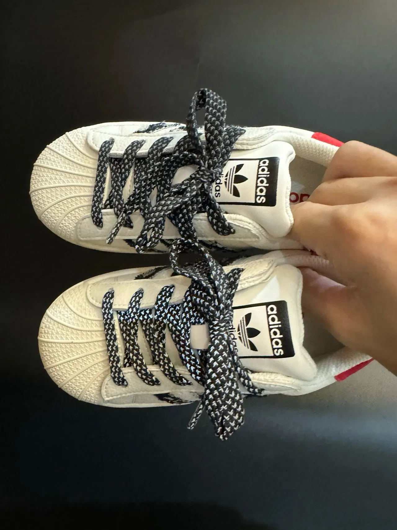 Adidas Superstar Off-White Black Lifestyle Sneakers 18