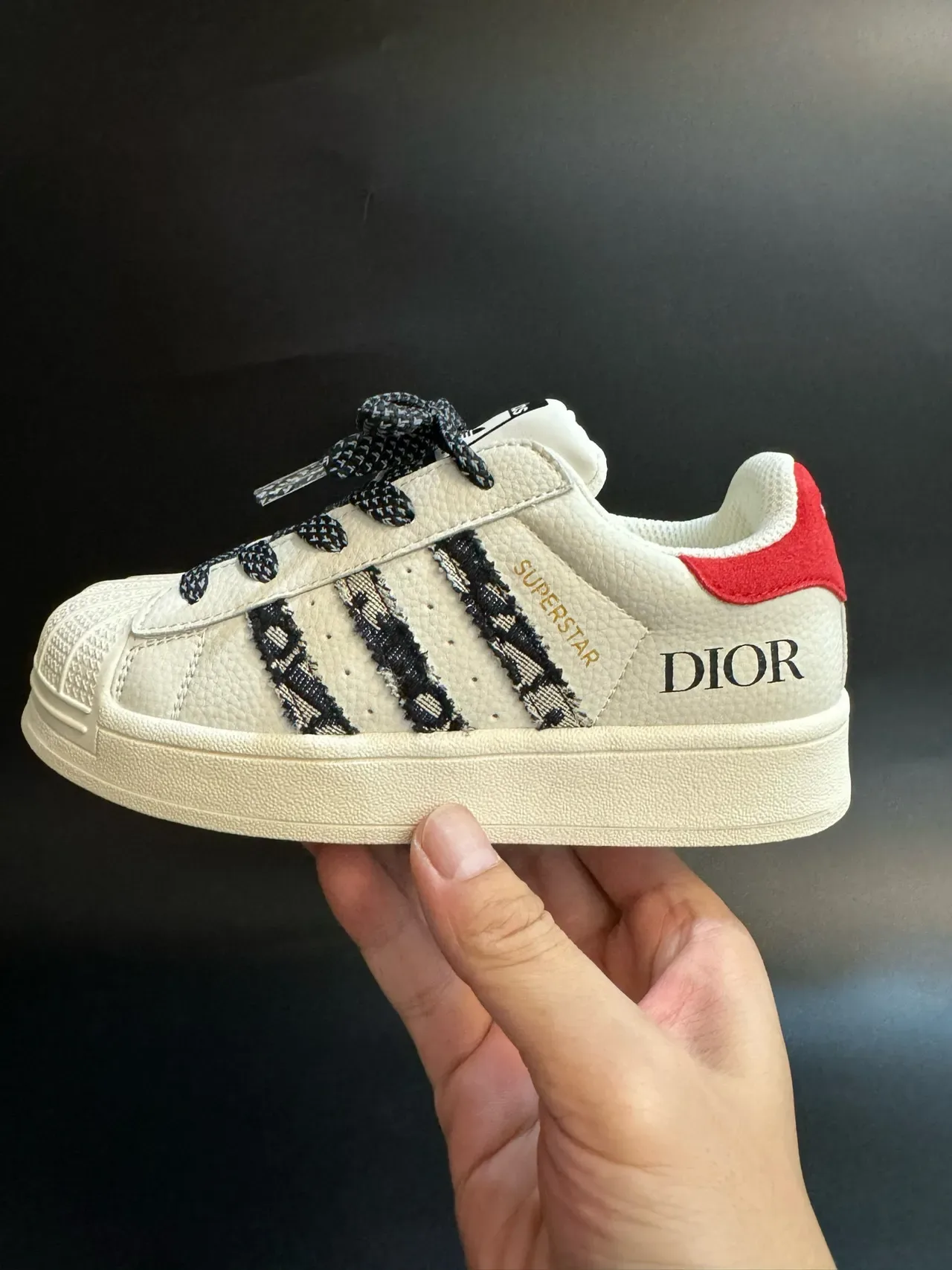 Adidas Superstar Off-White Black Lifestyle Sneakers 21