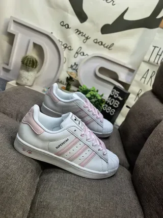 Adidas Superstar 白银金属生活休闲鞋 9