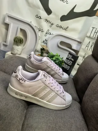 Adidas Superstar 白银金属生活休闲鞋 19