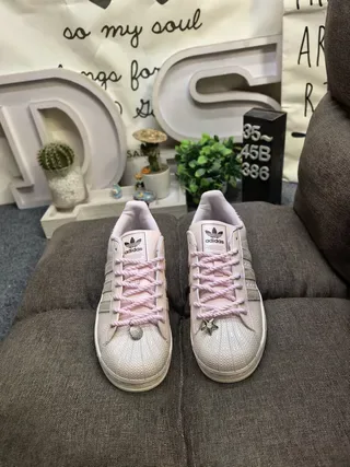 Adidas Superstar 白银金属生活休闲鞋 20