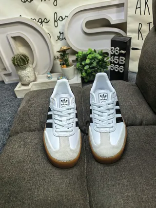 Adidas branco rosa low-top sola de goma tênis lifestyle 10