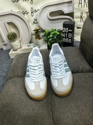 Adidas branco rosa low-top sola de goma tênis lifestyle 20