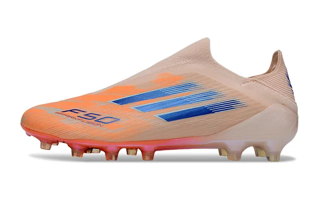 Adidas X Speedflow Beige Naranja Azul Firm-Ground Zapatos de Fútbol 7