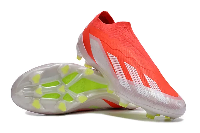 Adidas X Speedflow Naranja Blanco Verde Lima Tierra Firme Zapatos de Fútbol 2