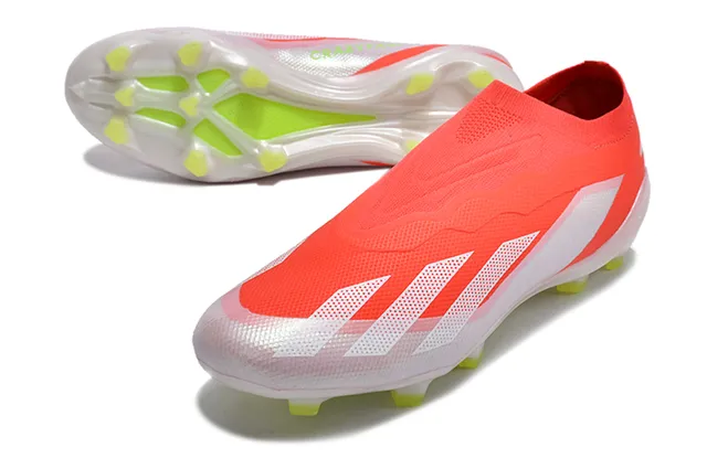 Adidas X Speedflow Naranja Blanco Verde Lima Tierra Firme Zapatos de Fútbol 3