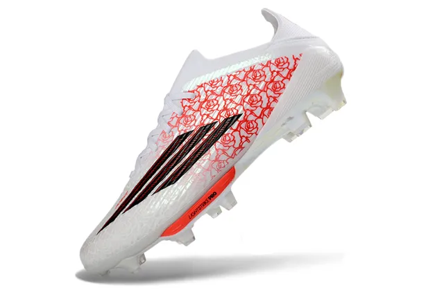 Adidas X Speedflow Padrão de rosa Branco Vermelho Preto Chuteiras de futebol para terreno firme 3