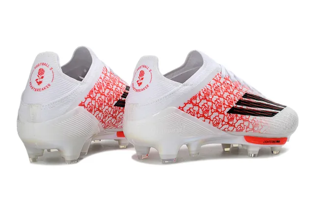 Adidas X Speedflow Padrão de rosa Branco Vermelho Preto Chuteiras de futebol para terreno firme 6