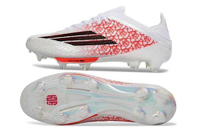 Adidas X Speedflow Padrão de rosa Branco Vermelho Preto Chuteiras de futebol para terreno firme 7