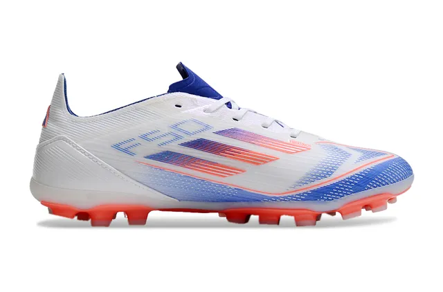 Adidas X Speedflow Brancos Azuis Laranjas para terreno firme Sapatos de futebol 7