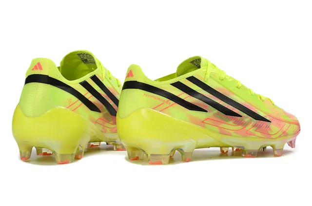 Adidas X Speedportal Hyperfast أصفر فلورسنتي قزحي الألوان Firm-Ground أحذية كرة القدم 5