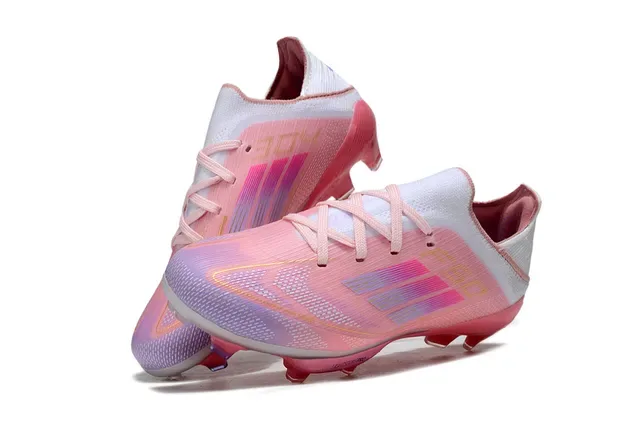 আদিদাস X Speedportal Lightstrike Pro গোলাপি ইরিডিসেন্ট ফার্ম গ্রাউন্ড সকার জুতা 5