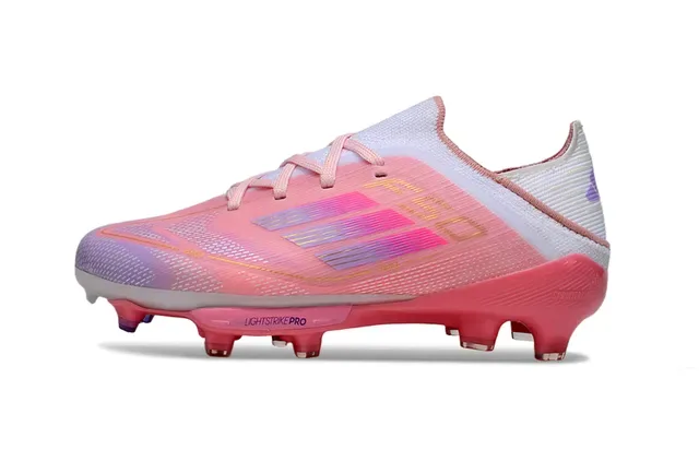 আদিদাস X Speedportal Lightstrike Pro গোলাপি ইরিডিসেন্ট ফার্ম গ্রাউন্ড সকার জুতা 7