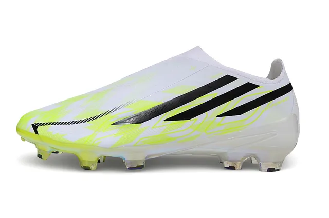 Adidas X Speedportal Neon Yellow White Firm-Ground Zapatos de fútbol 7