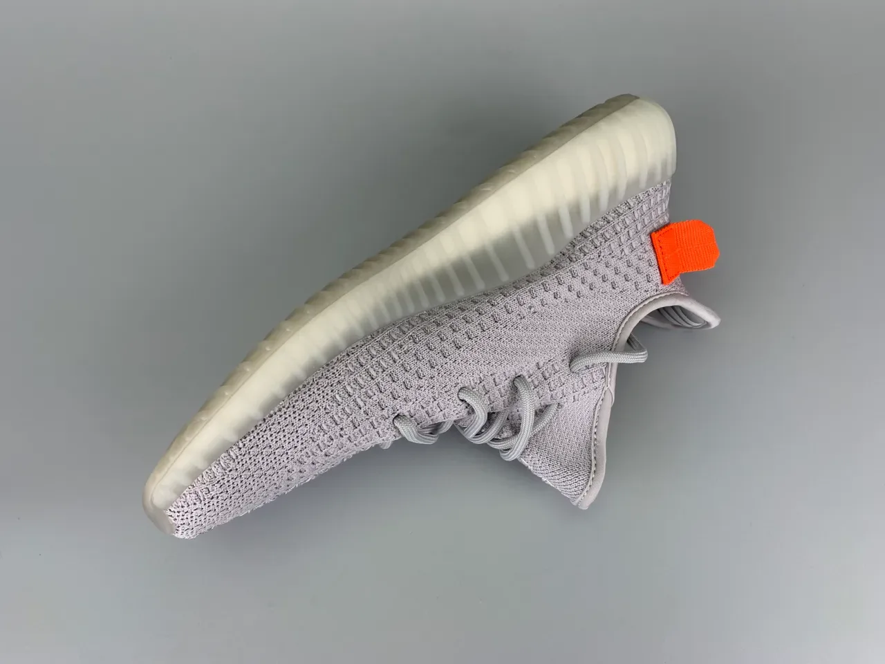 Adidas Yeezy Boost 350 Gris Coral Orange Lifestyle Sneakers 9