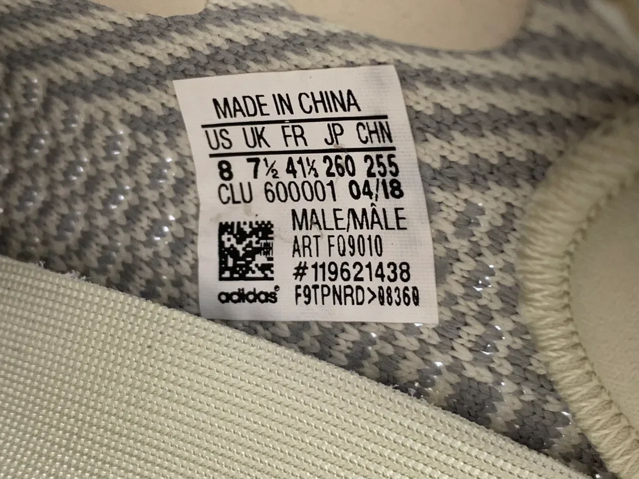 Adidas Yeezy Boost 350 V2 حذاء رياضي بيجي رمادي فاتح 5