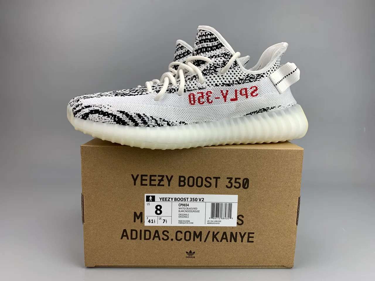Adidas Yeezy Boost 350 Zebra أحذية رياضية للأسلوب الحياتي 3