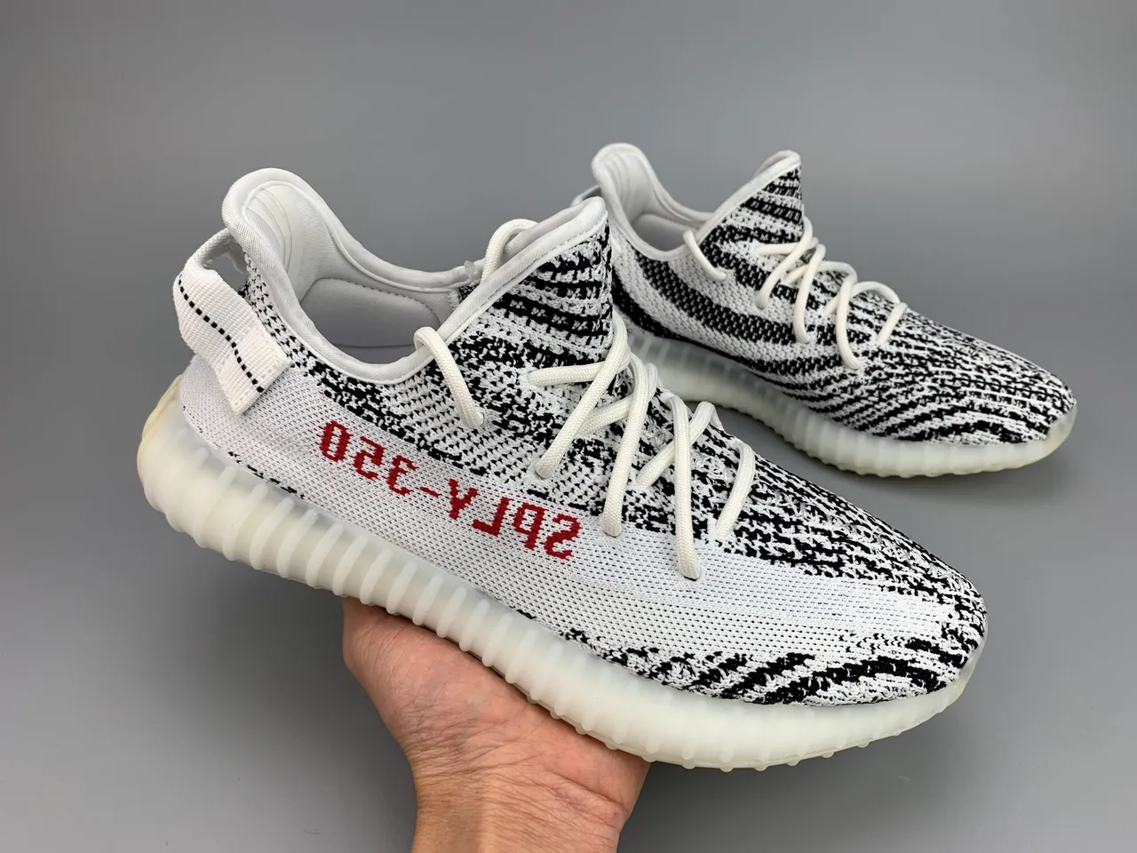 Adidas Yeezy Boost 350 Zebra أحذية رياضية للأسلوب الحياتي 12