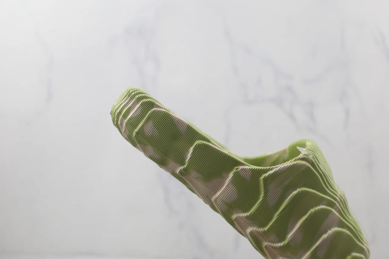 Adidas Yeezy Slide Sandales marbrées vert et crème 5